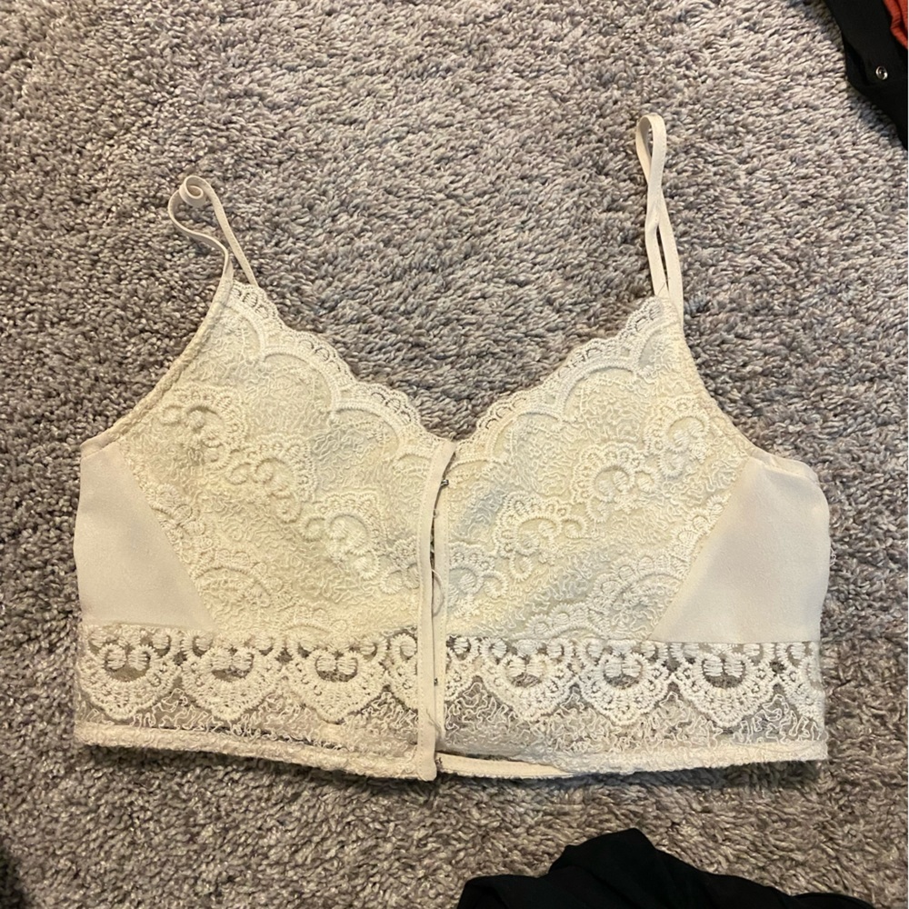 Lace crop top